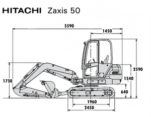   Hitachi ZX 50 